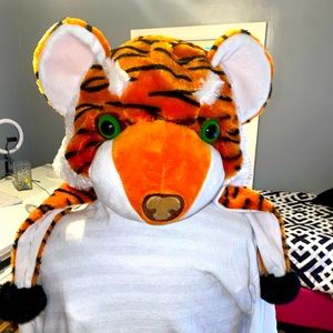 Plush Animal Winter Earflap Beanie Hat